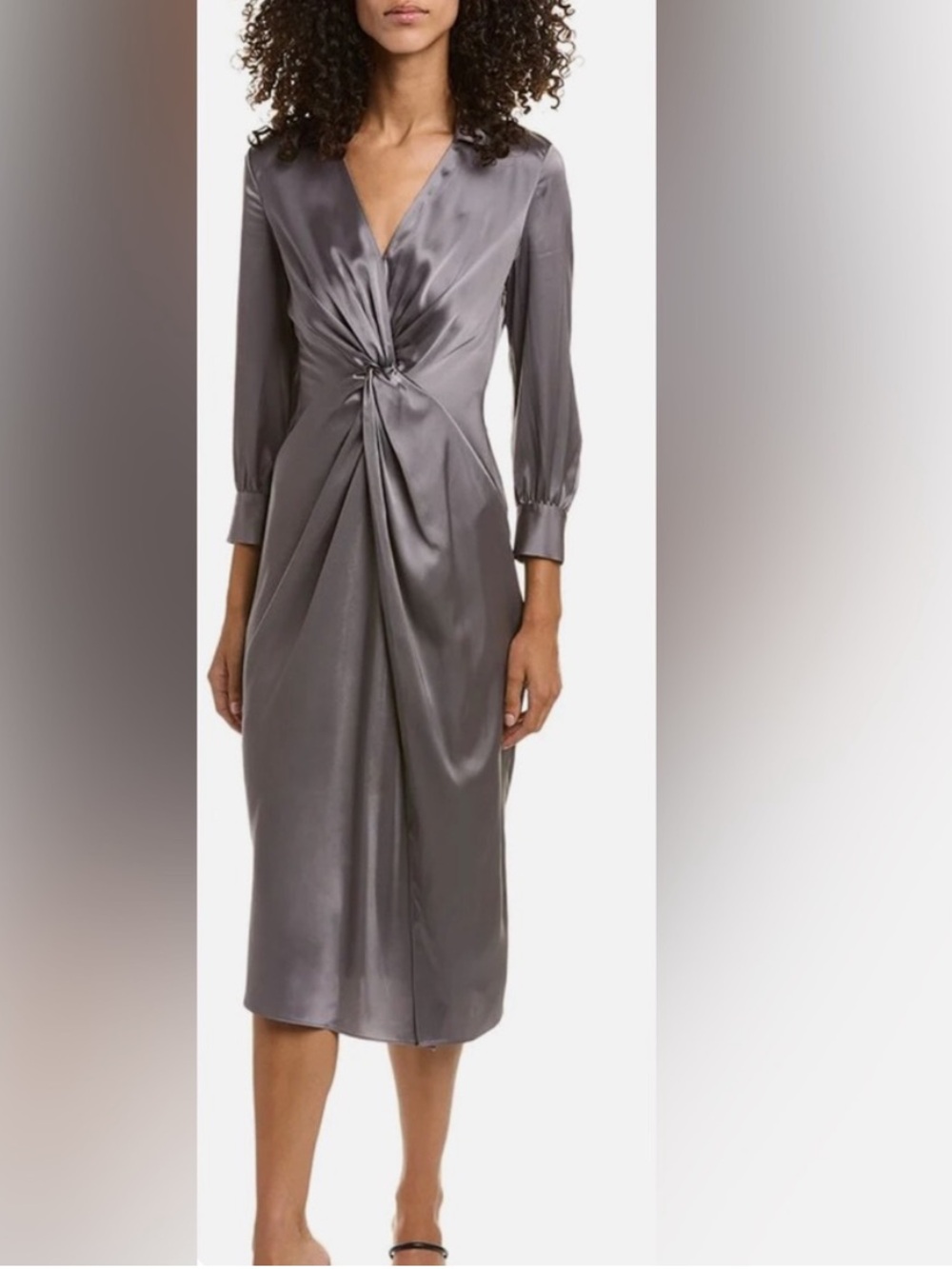 THEORY-Twist Dress in Satin size 4